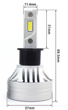 H1 LED X9S canbus 10000LM 300% mehr Licht
